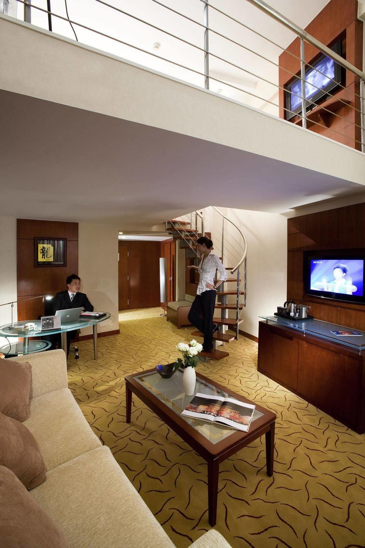Ariva Beijing West Hotel Pequim Exterior foto